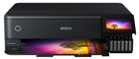 Epson bläckstråleskrivare som skriver ut färgfotografi, fotoskrivare för hem och kontor.